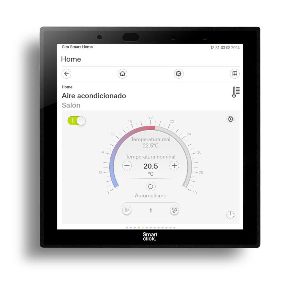 SMARTCLICK AURA POE 4" NEGRO (Landing)