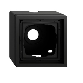 caja SF 1e + m.cob. Gira F100 negro m(pint.)