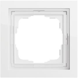 marco cob. 1e plano Gira F200 blanco