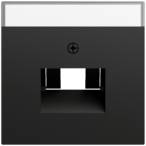 cub. CR UAE/IAE + caja conex.red System 70 negro m(pint.)