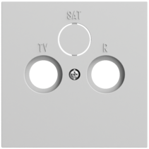 cub. caja con.antena coax. System 70 gris m(pint.)