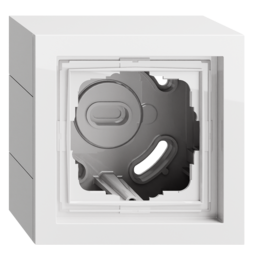caja SF 1e + m.cob. Gira F200 blanco