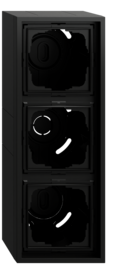 caja SF 3e + m.cob. Gira F300 negro m(pint.)