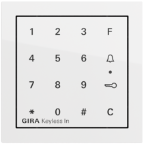 mód.teclado códigos Gira Keyless In System 70 blanco