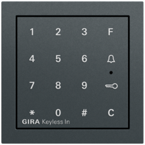 mód.teclado códigos Gira Keyless In System 70 antracita(pint.)