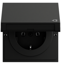 SCHUKO TA System 70 negro m(pint.)