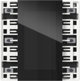 sens.tác.4.55 Plus 1e/3e KNX  blanco