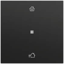 mód.sf.mando RF Multi 1e modo calef. KNX System 70 negro m(pint.)