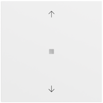 ps. tec.basc. 1e flechas OneKNX System 70 blanco m(pint.)