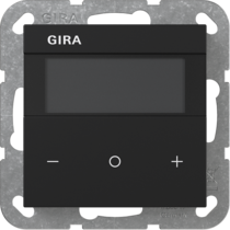 sens.climatización Standard KNX System 55 negro m